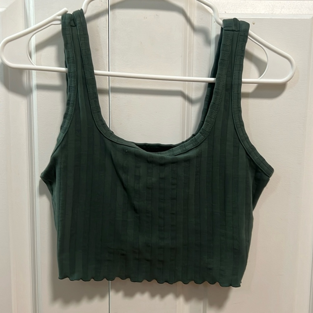 Dark Green Offline by aerie Tank-Top